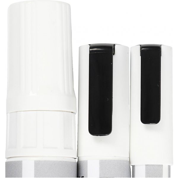 Liitumerkit - valkoinen - 3 kpl Liitumerkit - valkoinen - 3 kpl