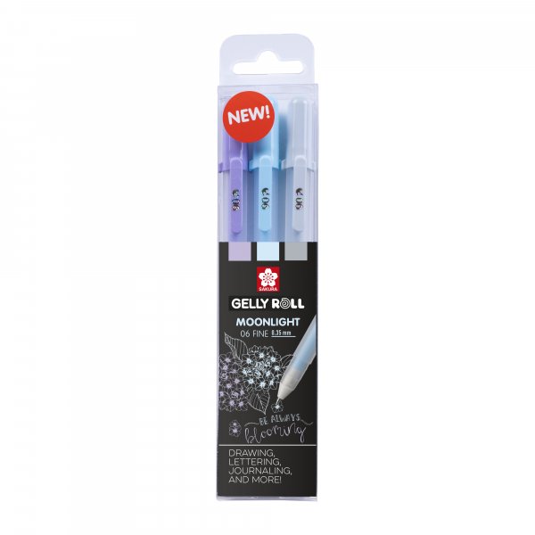 Geelikynt Sakura Gelly Roll Set 3 kyn - Calm