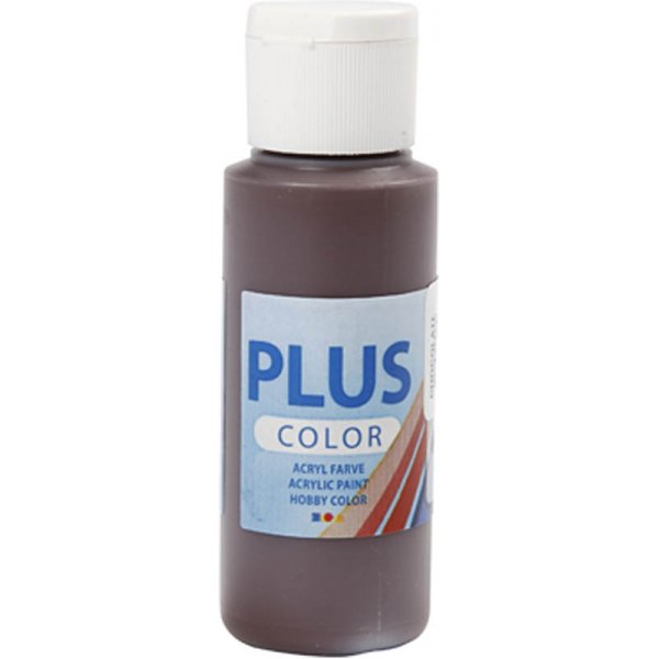 Plus Color Hobby maali - suklaa - 60 ml Plus Color Hobby maali - suklaa - 60 ml