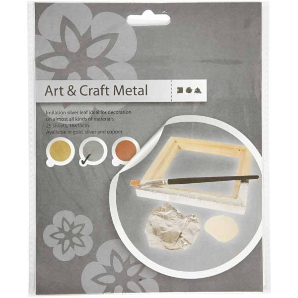 Iskumetalli - hopea - 25 arkkia