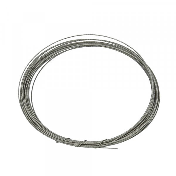 Korulanka 0,40 mm - hopeanvrinen 4 m nylonpllinen