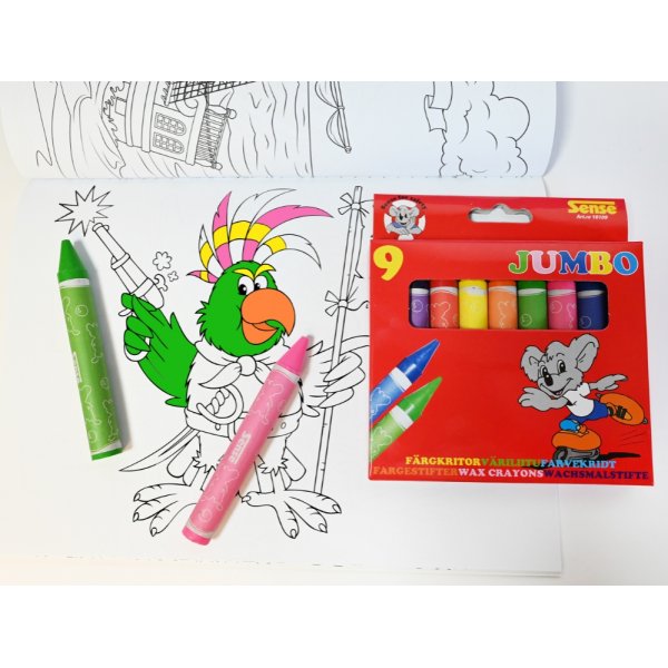 Crayons Sense Jumbo - 9 v�riliidua
