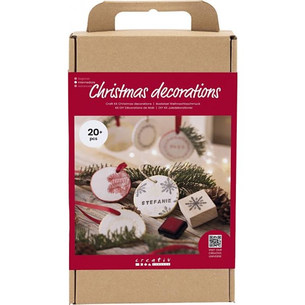 DIY Kit joulukoristeet - Itsekovettuva savi