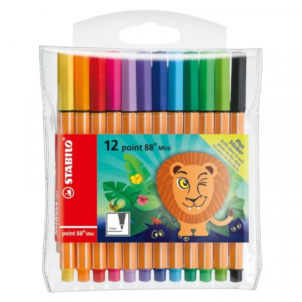 Fineliner Point 88 Mini - 12 kpl