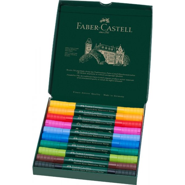 Faber-Castell Albrecht Drer akvarellimerkkisetti - 10 kyn