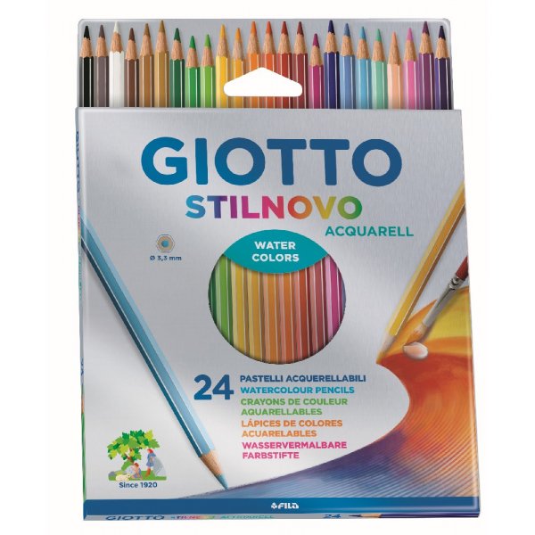 Akvarellikynt Giotto Stilnovo - 24 kpl