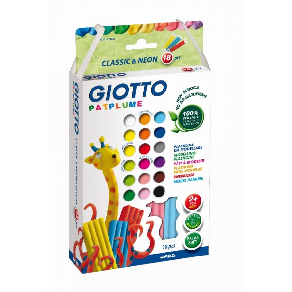 Muovailutaikina Giotto Patplume - 18x20g