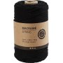 Makramlanka - musta - 2 mm - 198 m