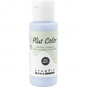 Plus Color -askartelumaali - Vaaleansininen, 60 ml