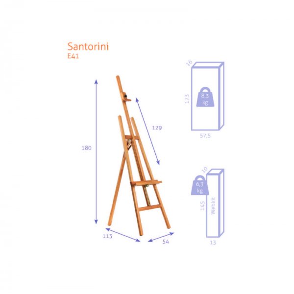 Maalausteline - Studio A-Frame N41 - Santorini - KIT