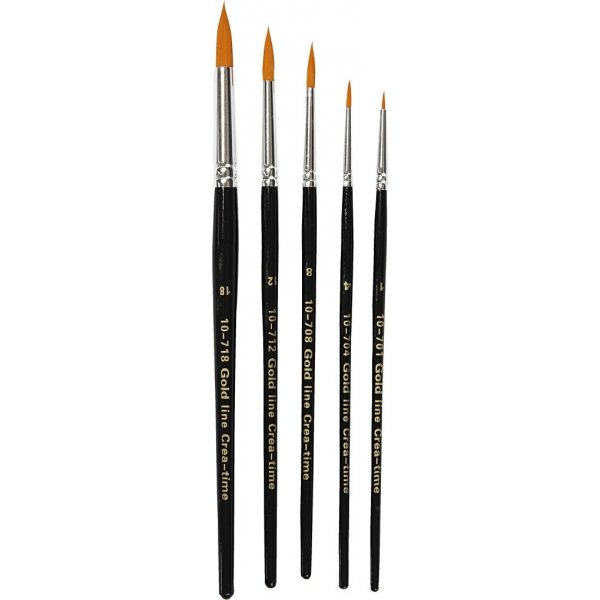 Gold Line siveltimet - ei. 1+4+8+12+18 - pyre - 5 kpl