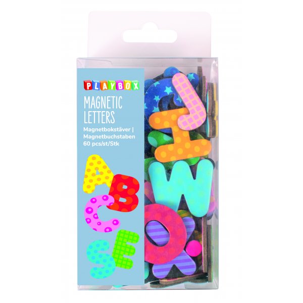 Magneettiset kirjaimet kuviolliset 60 kpl