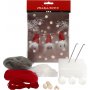 Mini DIY Kit - Joulupukki narussa