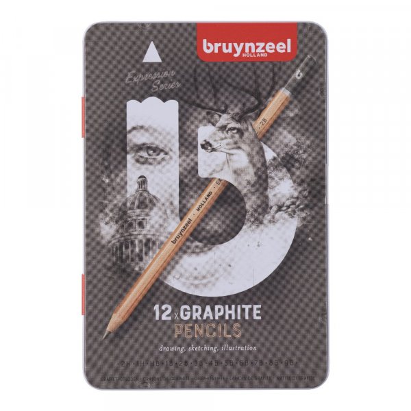Grafiittikynt bruynzeel - 12 kyn