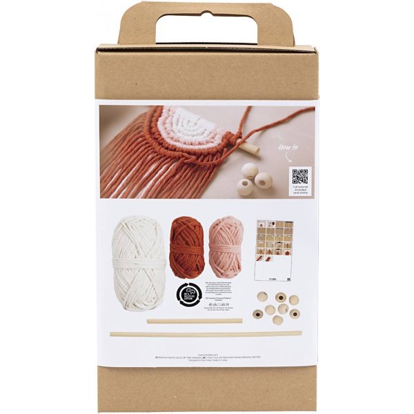 DIY Kit Macramé - Seinäkoristelu DIY Kit Macramé - Seinäkoristelu