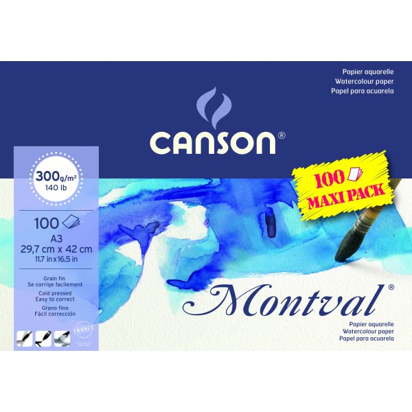 Canson Montval 300g Hieno grng