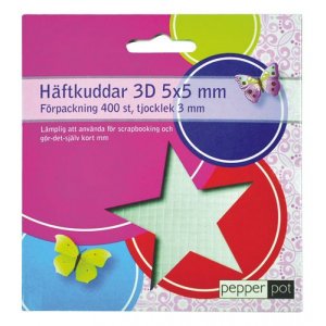 Tarralaput 3D 5x5mm - 400 kpl