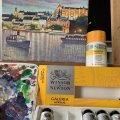 Asiakaskuva Akryylimaali W&N Galeria 250ml - 744 Keltainen okra