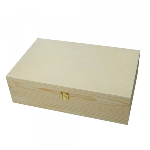Puinen laatikko 35,5 x 22 x 10,5 cm - ksittelemtn mnty