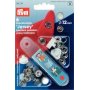 Niittipainike JERSEY messinki helmenvalkoinen 12 mm 6 kpl
