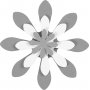 Layer-on-layer -lvistys - Marguerite - 3 kpl
