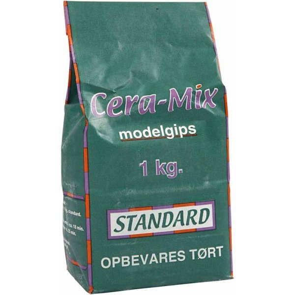 Cera-Mix Standard mallinnuskipsi - vaaleanharmaa