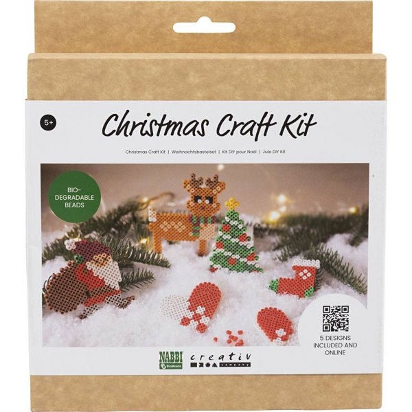 DIY Kit NABBI BioBeads - Joulupukki - Joulusukka - Joulusydn - Joulukuusi ja poro