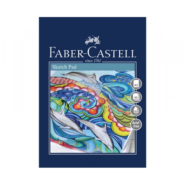 Luonnoslehti Faber-Castell 100g Liimattu - A3