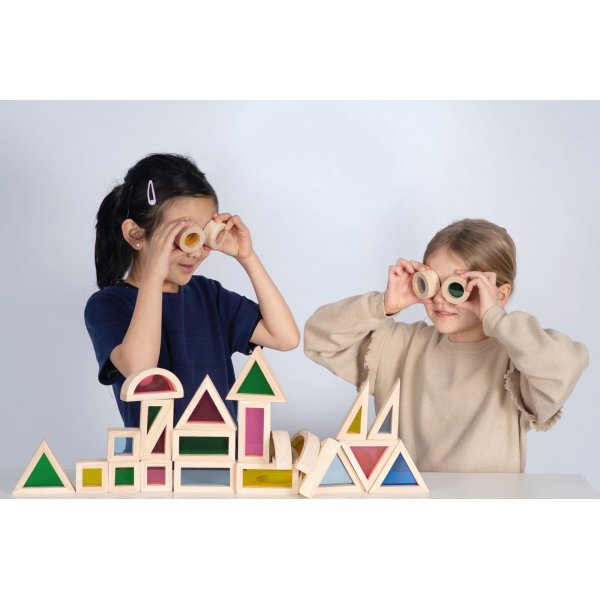 Sensoriset rakennuspalikat eri muodoissa 24 kpl Sensoriset rakennuspalikat eri muodoissa 24 kpl