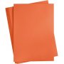 Vrillinen pahvi - oranssi - A2 - 180 g - 100 arkkia