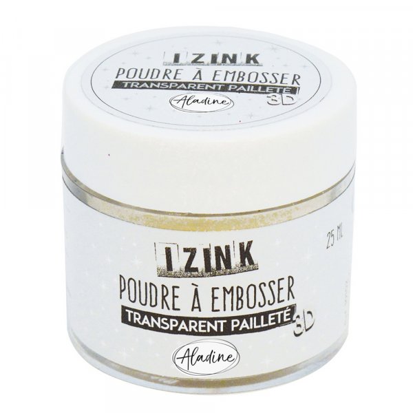 Embossing Powder Izink paljeteilla 25 ml