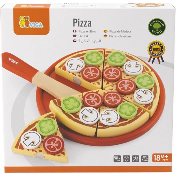 VIGA puinen lelupizza