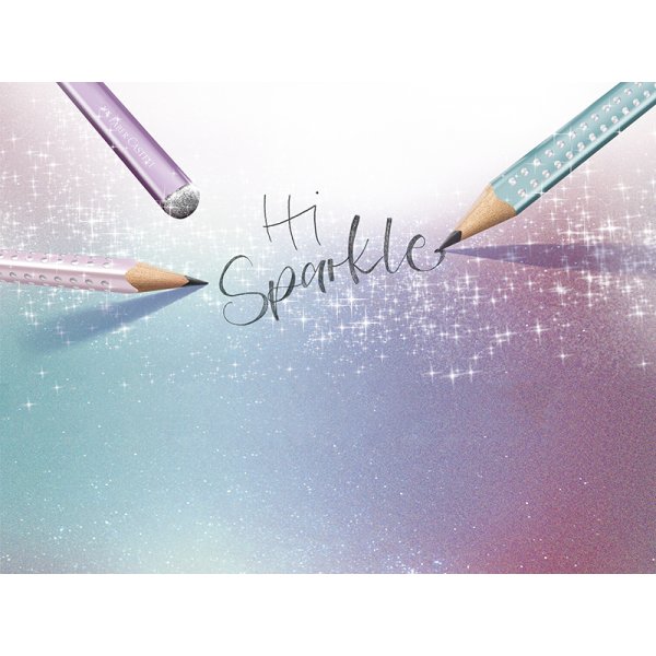 Lyijykyn - Faber-Castell - GP Jumbo Sparkle