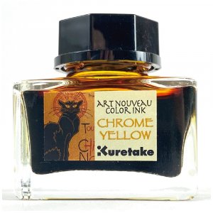 ZIG Ink Caf� Art Nouveau -muste krominkeltainen