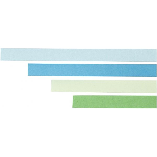 Quilling-nauhat - sininen - vihre - limenvihre - turkoosi - 100 kpl