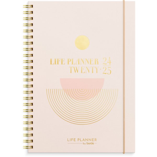 Kalenteri 24/25 - Life Planner Pinkki A5