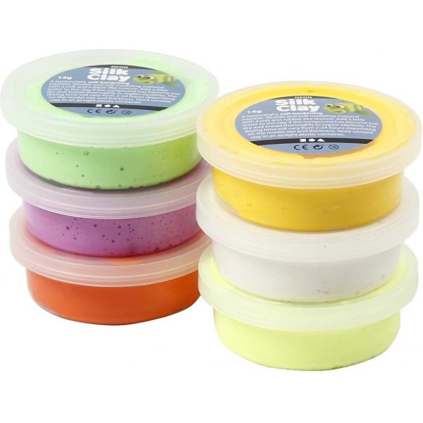 Silk Clay® - kevätvärit - 6 x 14 g Silk Clay® - kevätvärit - 6 x 14 g