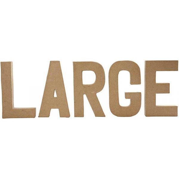 Pahvikirjain - A - 5 cm Pahvikirjain - A - 5 cm