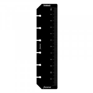 Viivain/merkki Filofax Pocketille - musta Viivain/merkki Filofax Pocketille - musta