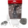 Mini DIY Kit - harmaa kanerva - Joulupukki