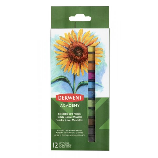 Derwent Soft Pastellis - 12 vrikynt