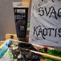 Asiakaskuva Akryylimaali Campus 100 ml - Ivory Black (755)
