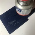 Asiakaskuva Kalligrafiamuste W&N 30ml - Hopea (metallinen) Kastomuste