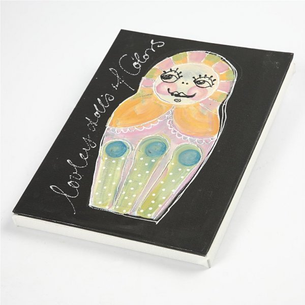 Kanvas - valkoinen - 30 x 30 cm - 40 kpl Kanvas - valkoinen - 30 x 30 cm - 40 kpl