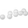 Styroksipallot - valkoinen - 4 cm - 100 kpl