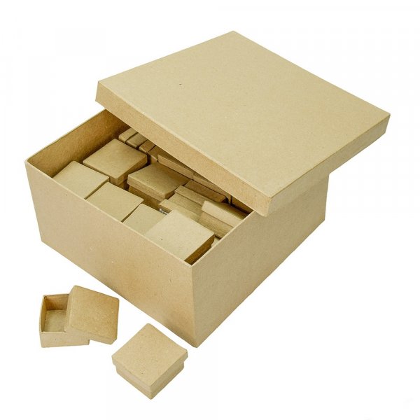 Tuhkakaupan nytt 23,5 x 23,5 x 12 cm - 51 osaa nelit