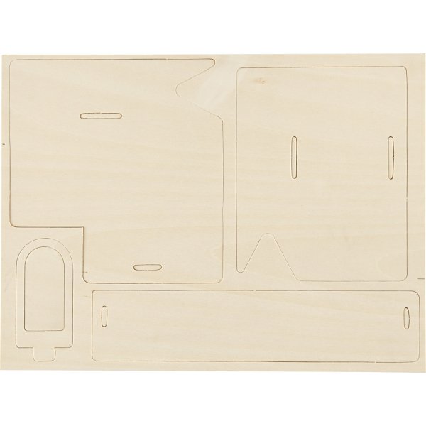 3D Rakennushahmo - Talo rampilla