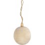 Puinen joulupallo ripusteella - 6,4 cm