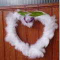 Asiakaskuva Marabou h�yhen 80 - 100 mm - valkoinen 2 g ~ 22 kpl.