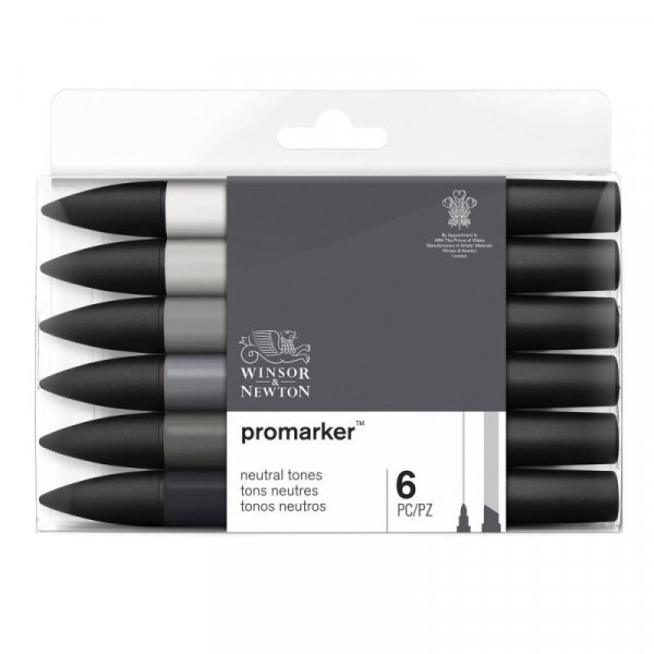 ProMarker W&N - neutraalit svyt 6 kyn